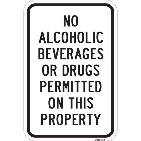 Signmission Safety Sign, 12 in Height, Aluminum, 18 in Length, 25318 A-1218-25318 - main